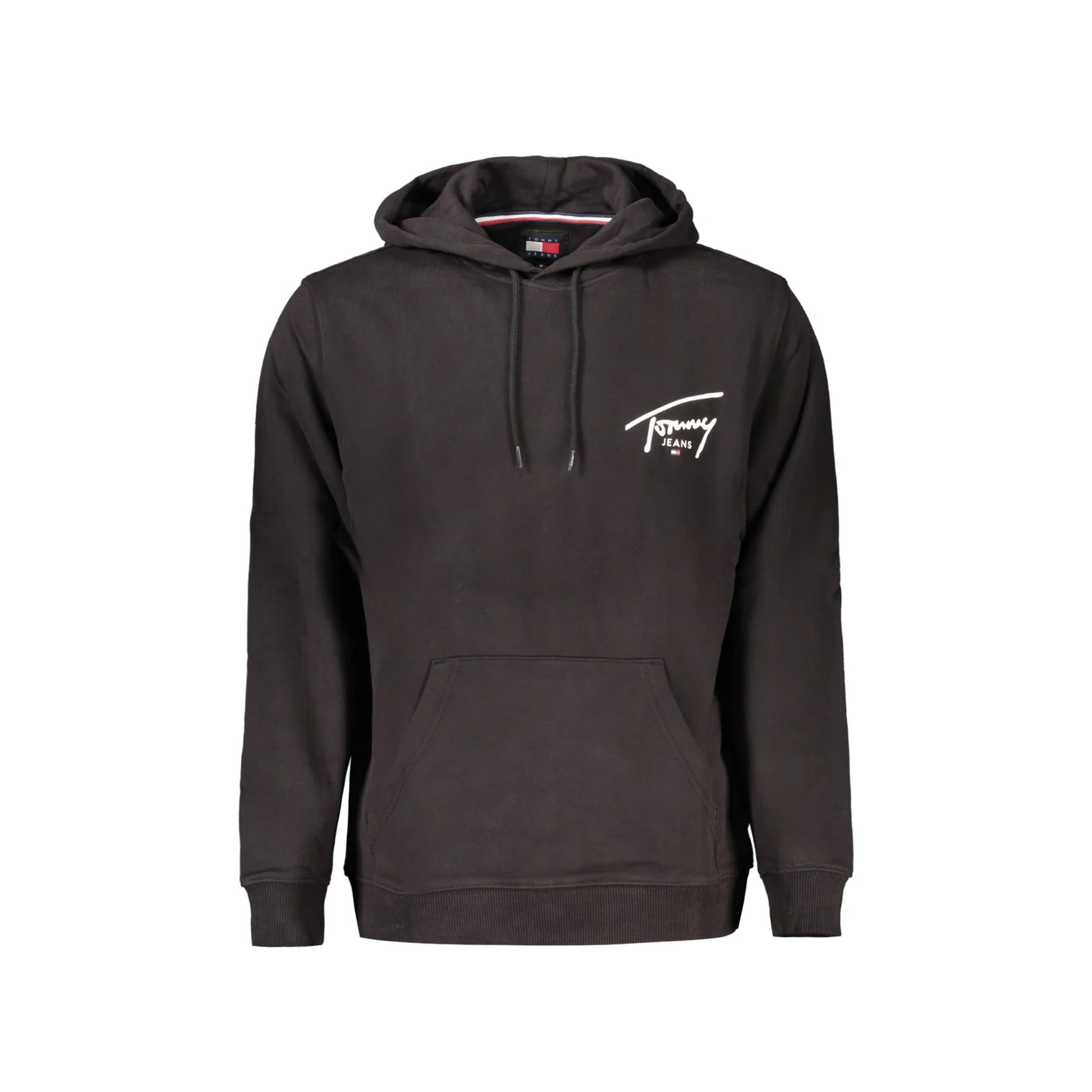 Tommy Hilfiger Felpa Maniche Lunghe Uomo Nera Stampa Logo Felpe Nero - foto prodotto