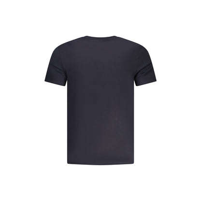 Guess Jeans T-Shirt Maniche Corte Uomo Blu Stampa Logo - vista 2