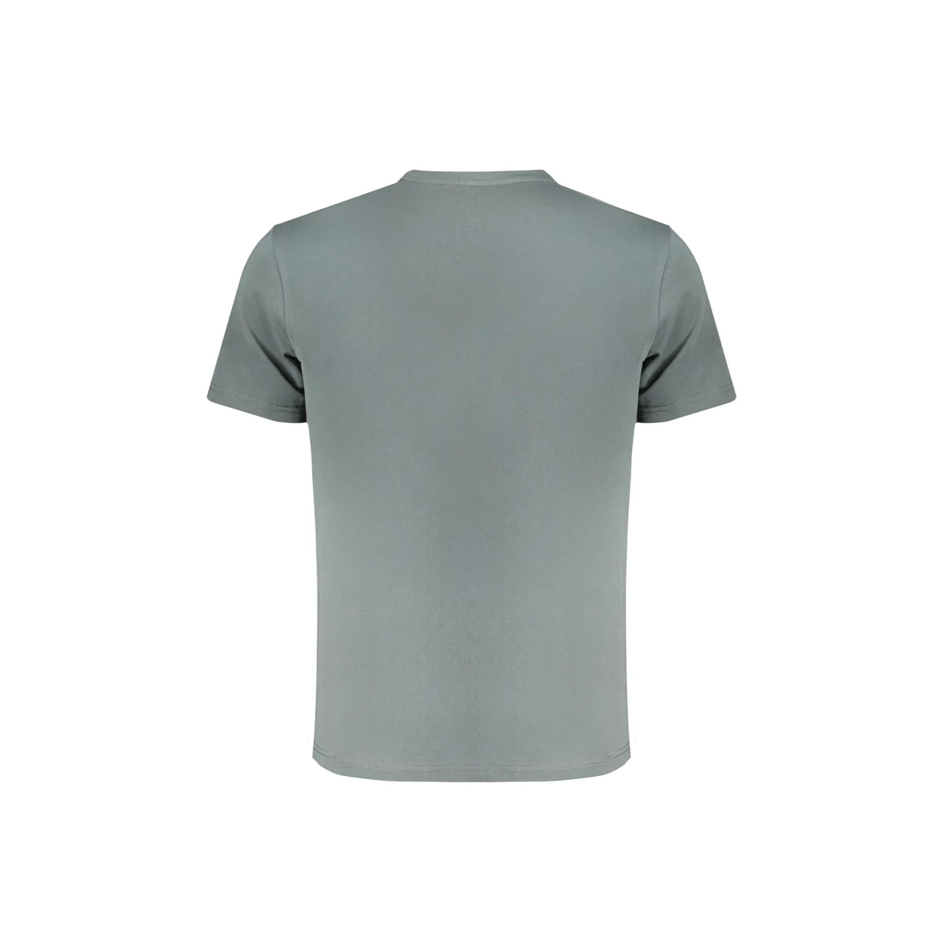 Napapijri T-Shirt Maniche Corte Uomo Verde Ricamo - vista 2