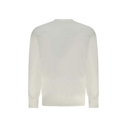 Calvin Klein Felpa Maniche Lunghe Uomo Bianca Logo Felpe bianco - vista 2