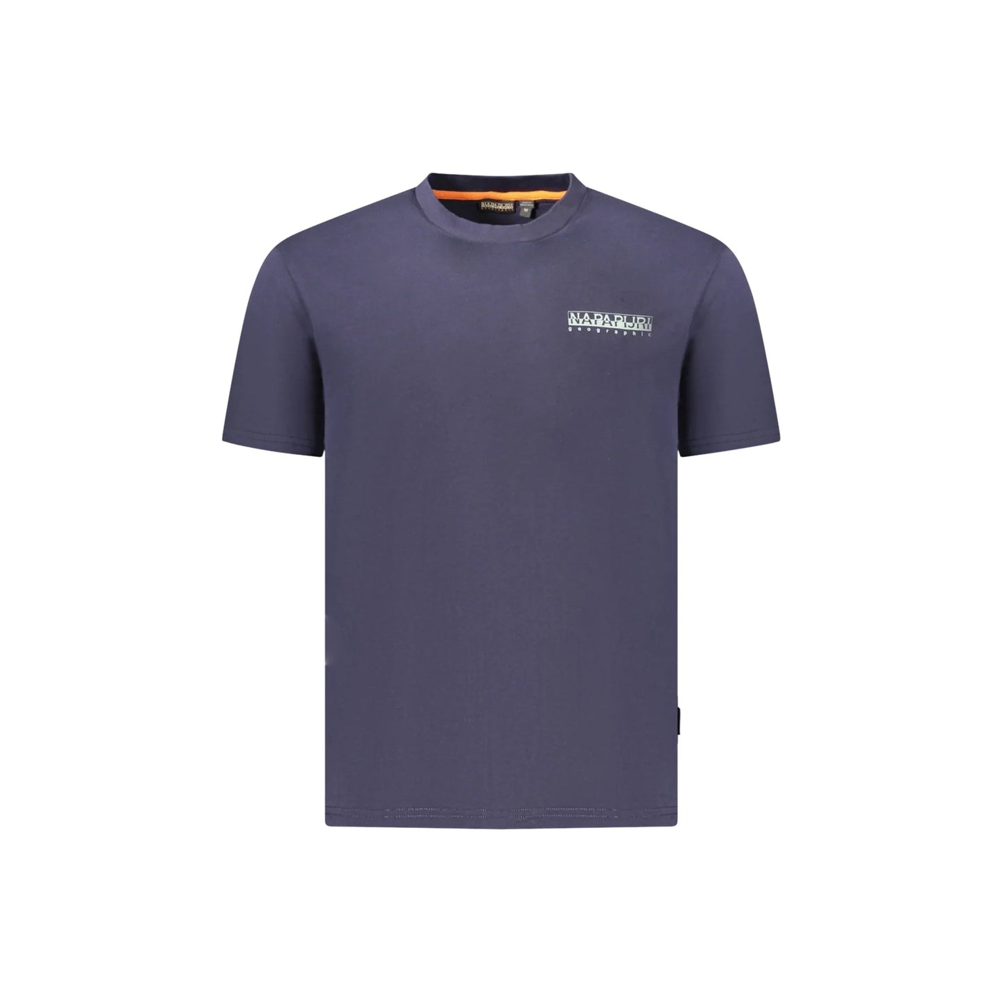 Napapijri T-Shirt Maniche Corte Uomo Blu Stampa Logo - foto prodotto