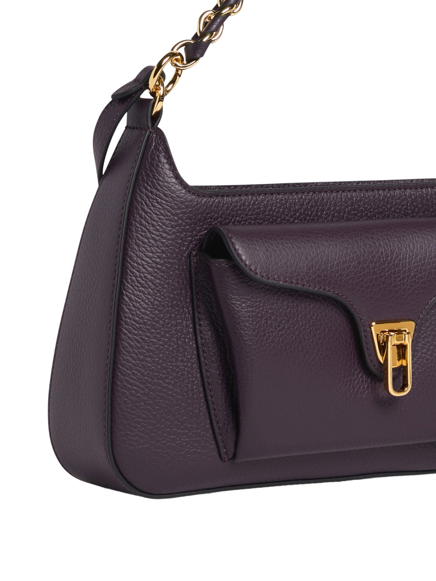 COCCINELLE Borsa Donna a Spalla Viola, In Vera Pelle, Beat Generation Borse - vista 5