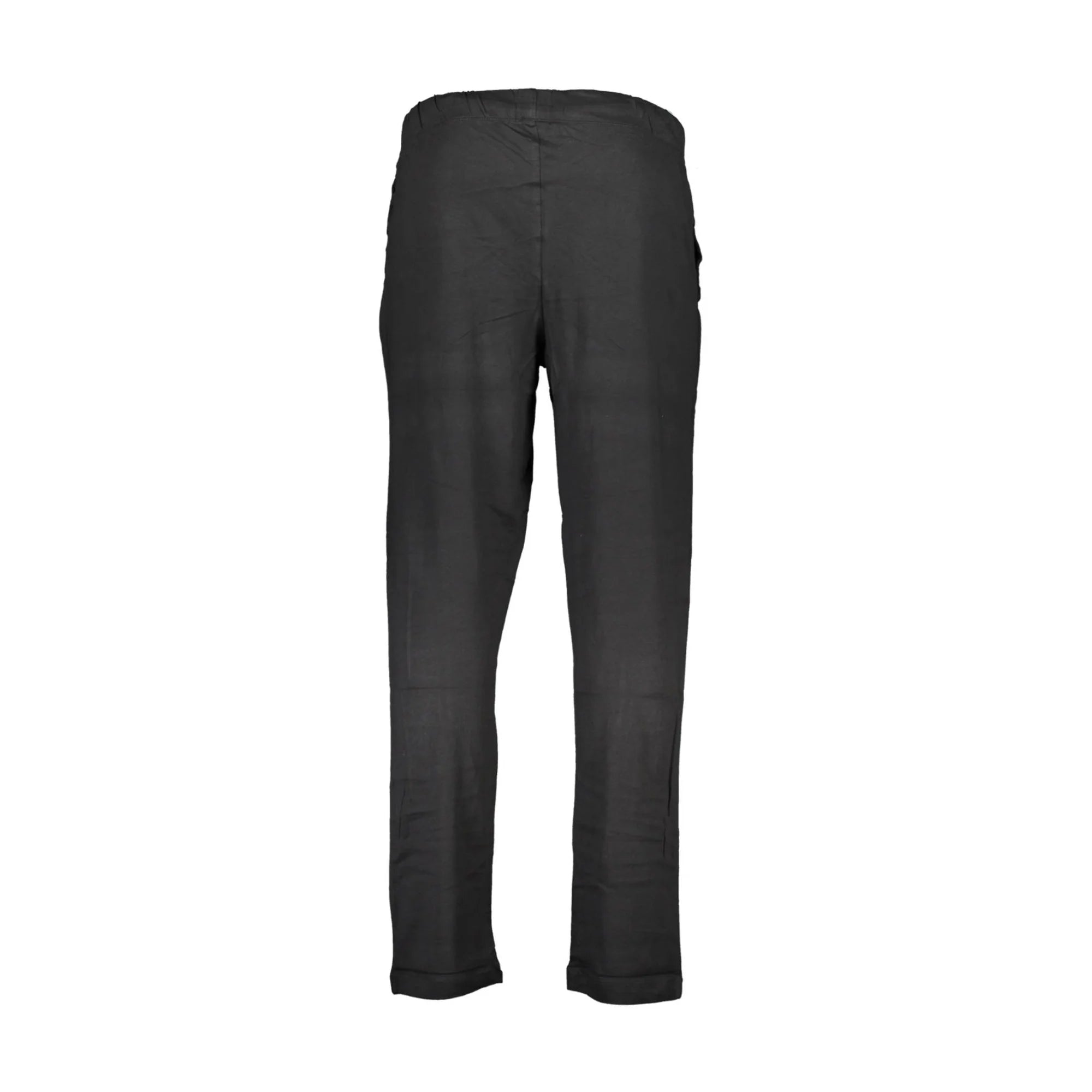 Gian Marco Venturi Pantaloni Uomo Nero Ricamo - vista 2