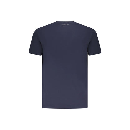 Trussardi T-Shirt Maniche Corte Uomo Blu Stampa Logo - vista 2