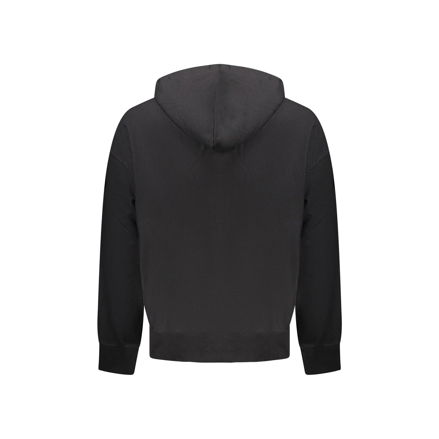 Calvin Klein Felpa Uomo Nera Cappuccio Garzata Tascone Ricamo Felpe nero - vista 2