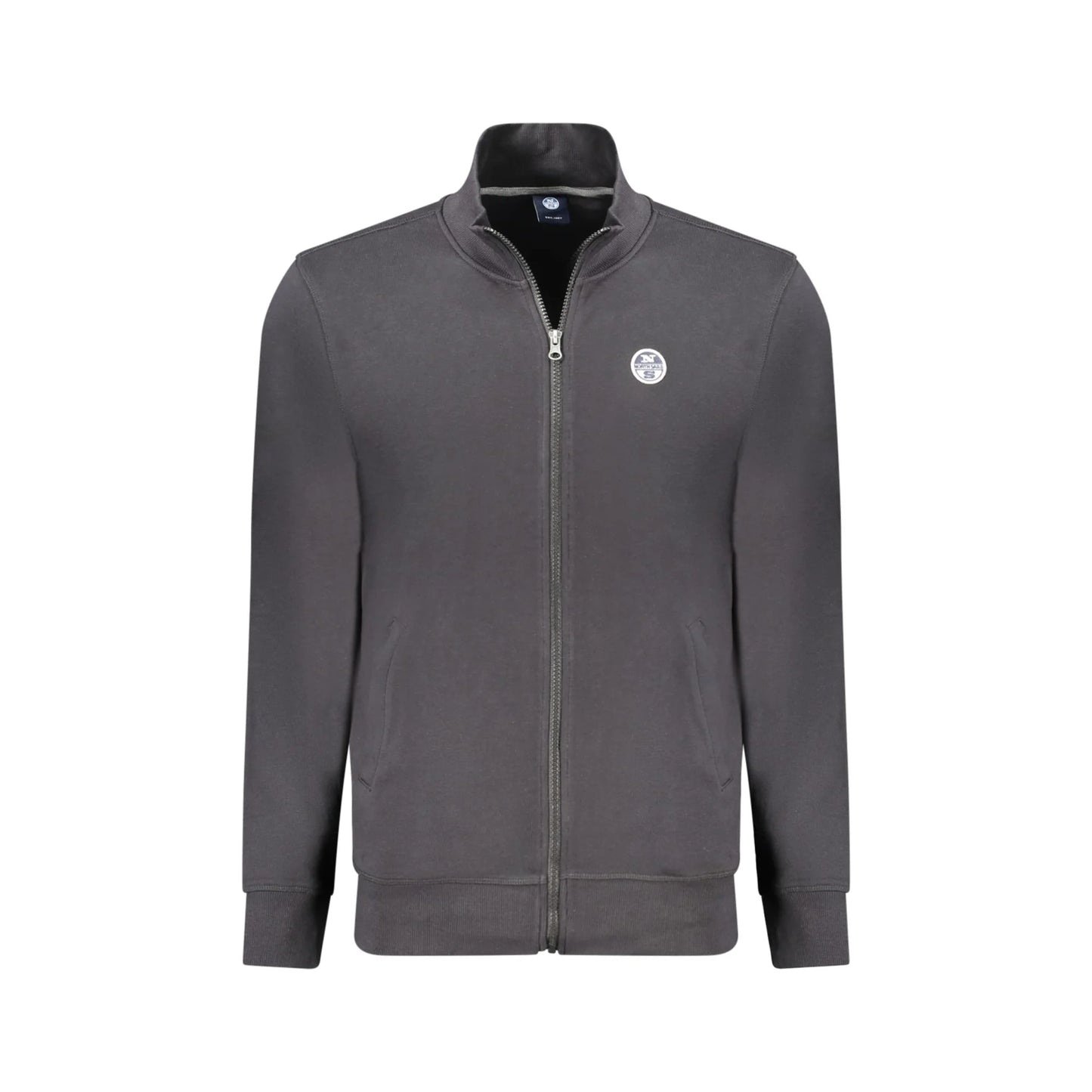 North Sails Felpa con Zip Uomo Nera in Cotone Felpe Nero - foto prodotto