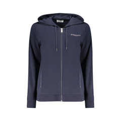 Freddy Felpa Maniche Lunghe Donna Blu Zip