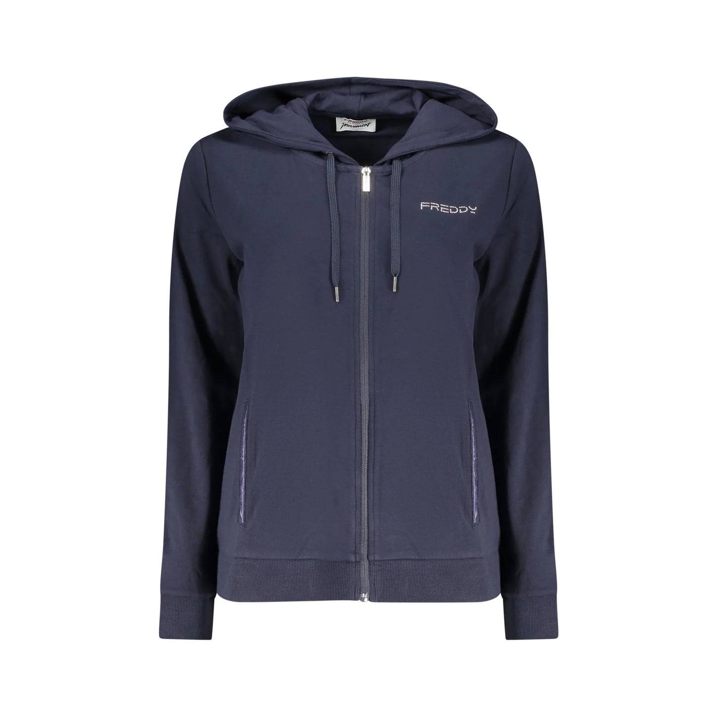 FREDDY FELPA CON ZIP DONNA BLU