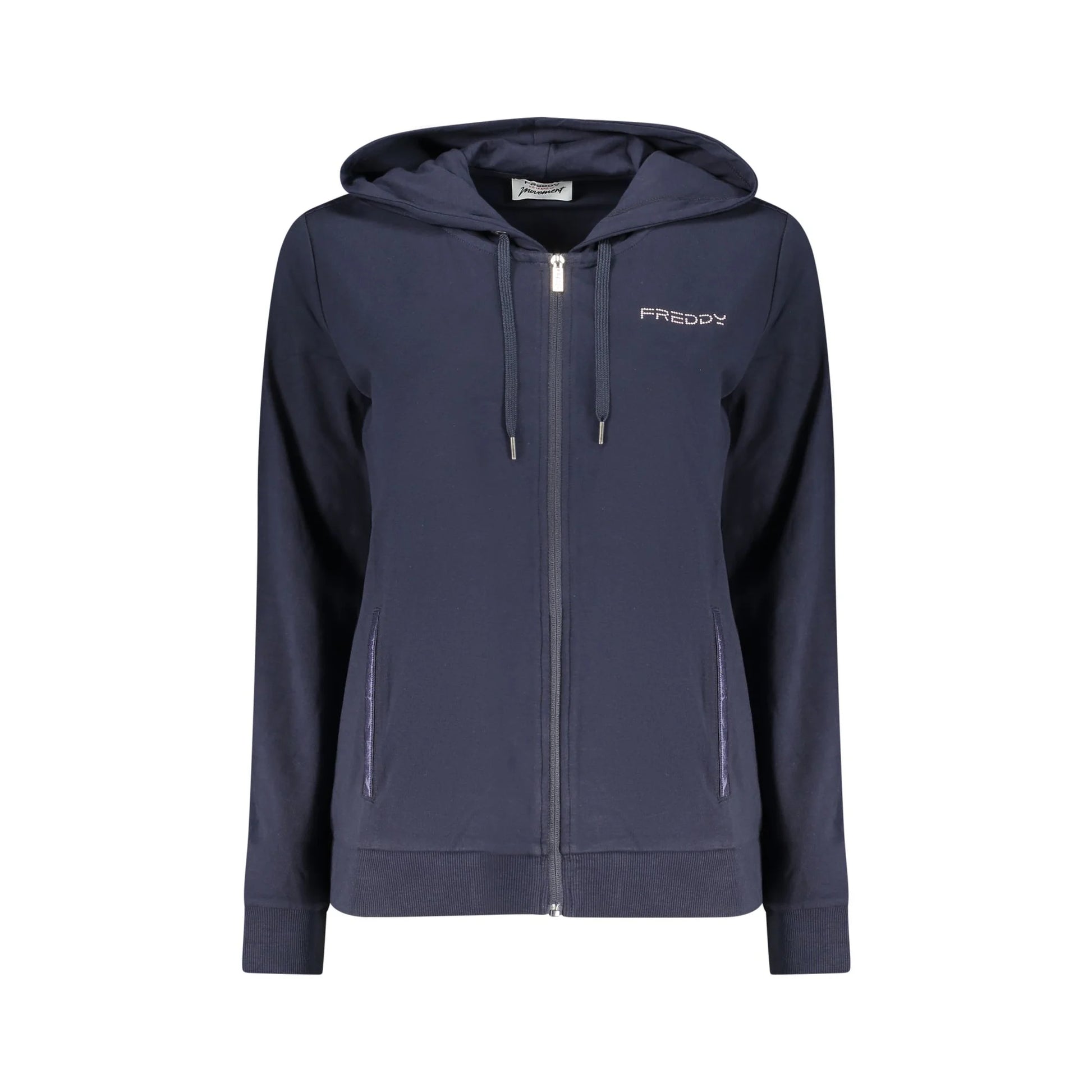 FREDDY FELPA CON ZIP DONNA BLU