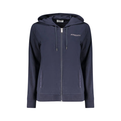 FREDDY FELPA CON ZIP DONNA BLU