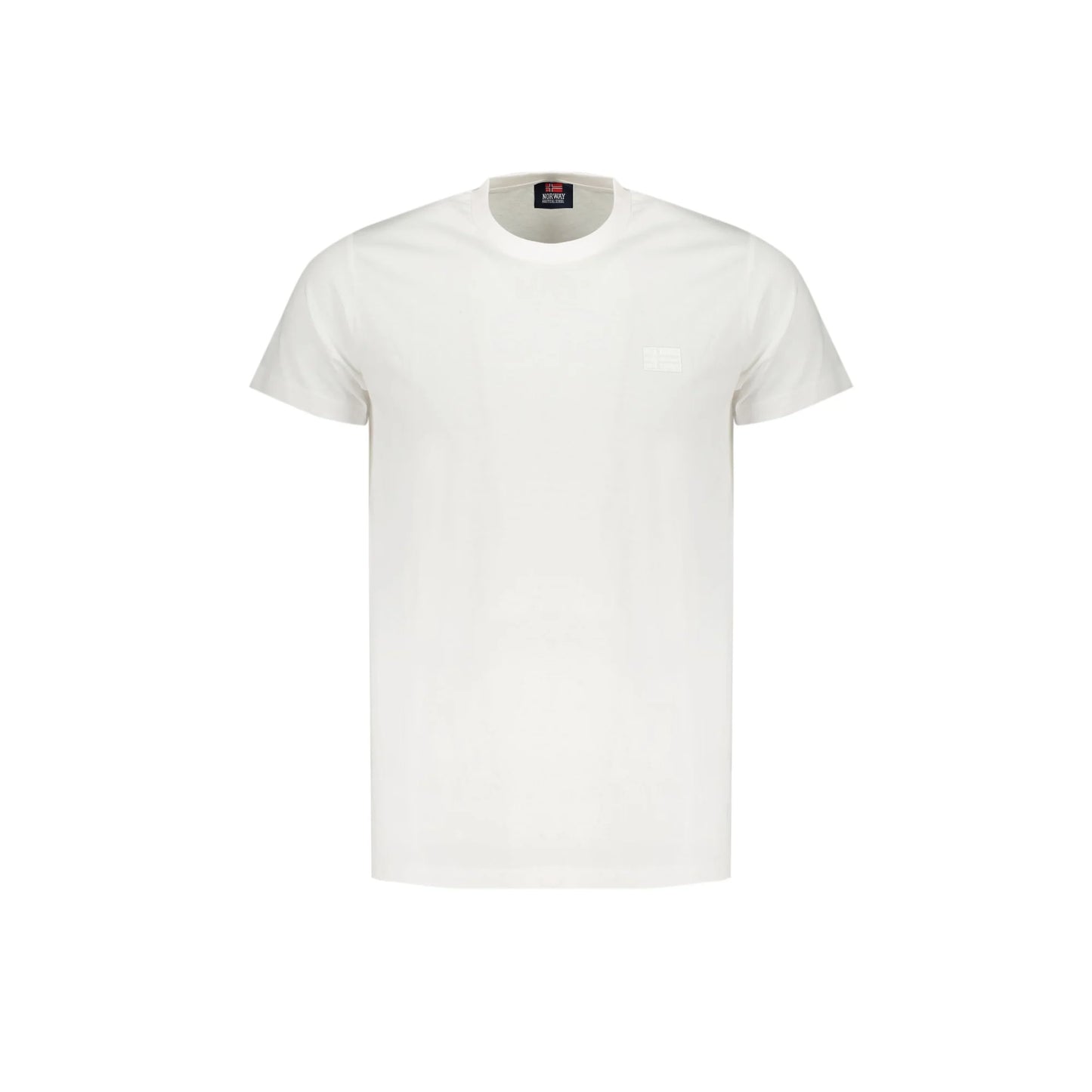 Norway 1963 T-Shirt Maniche Corte Uomo Bianca Ricamo Bianco - foto prodotto