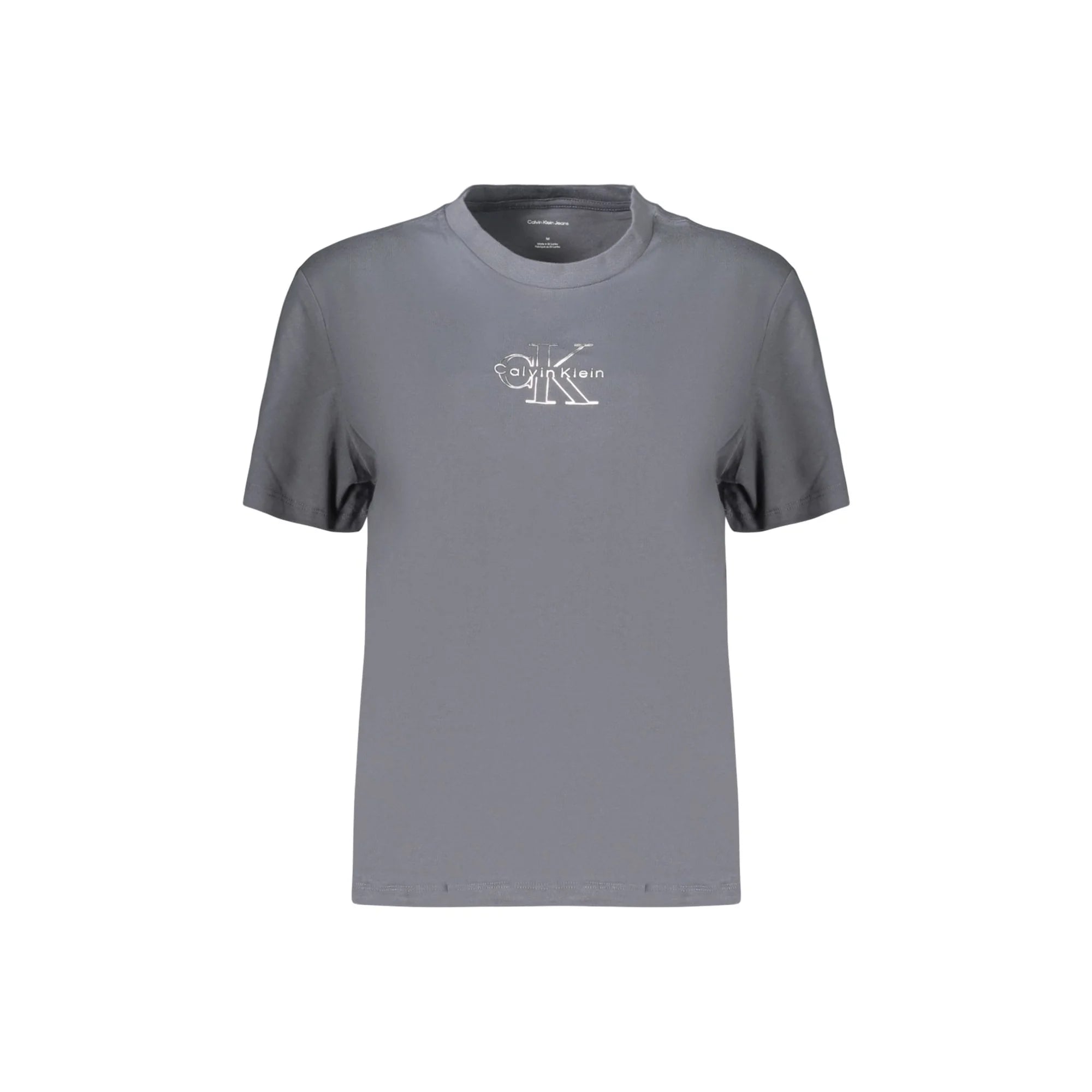 CALVIN KLEIN T-SHIRT MANICHE CORTE DONNA BLU