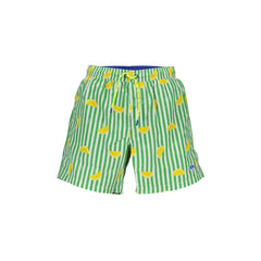 North Sails Costume Mare Uomo Verde Logo