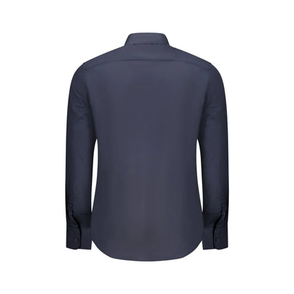 U.S. Grand Camicia Maniche Lunghe Uomo Blu Ricamo Camicie - vista 2