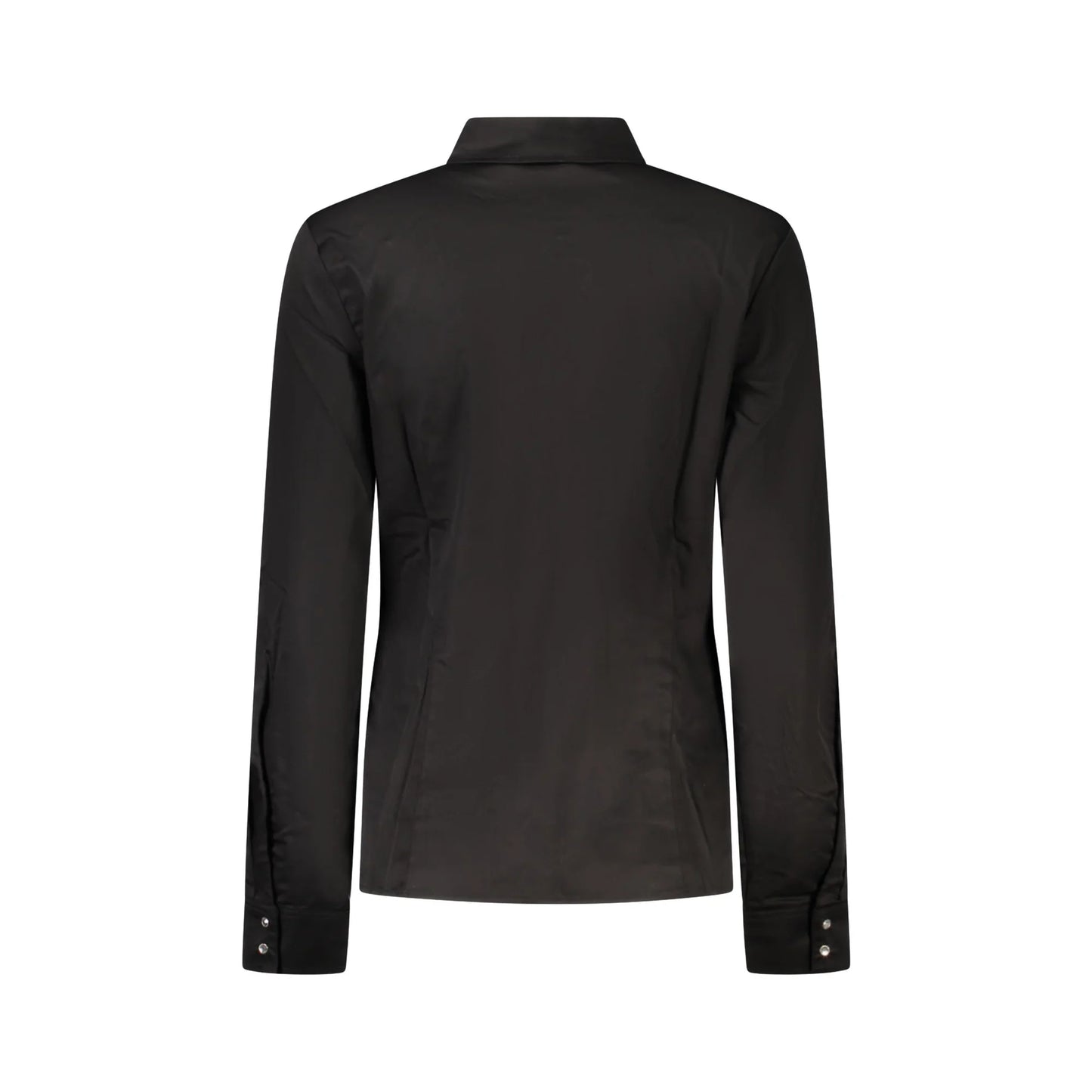 Guess Jeans Camicia Maniche Lunghe Donna Nera Ricamo Camicie nero - vista 2