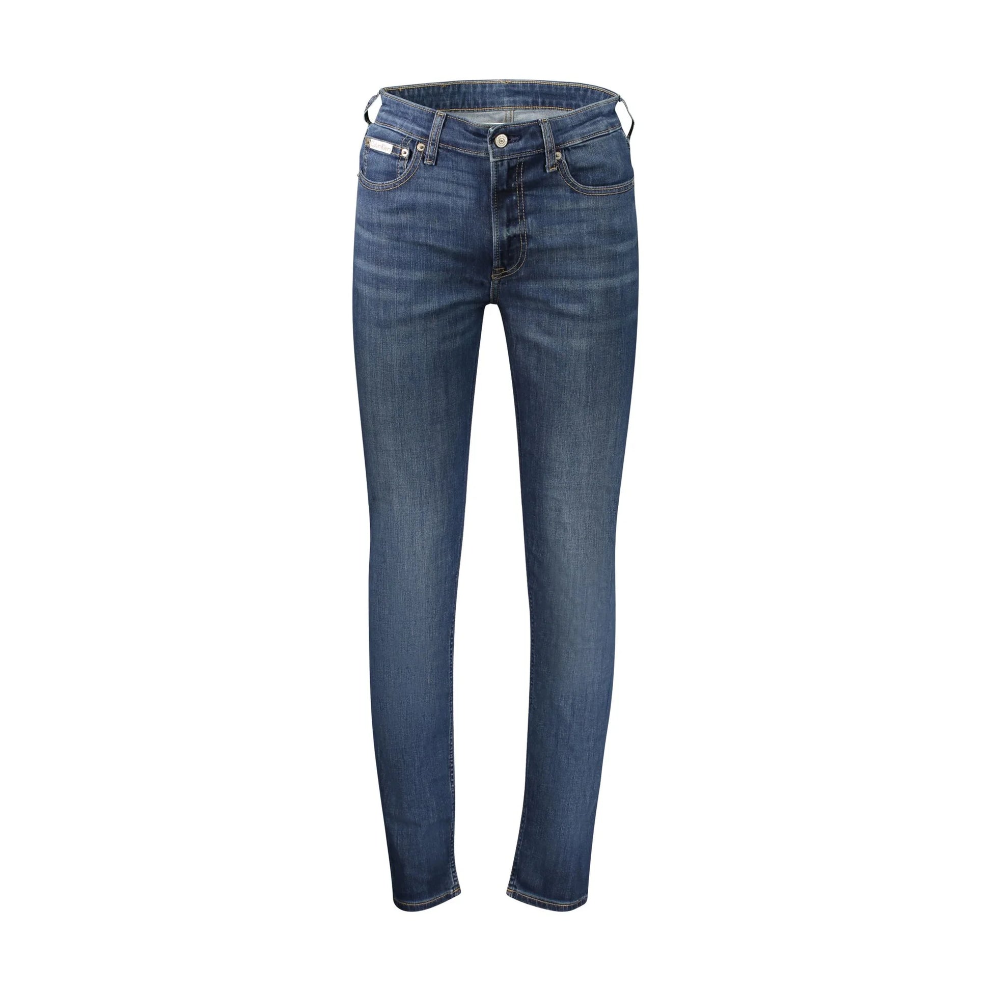 Calvin Klein Jeans Uomo Blu Slim Taper Logo - foto prodotto