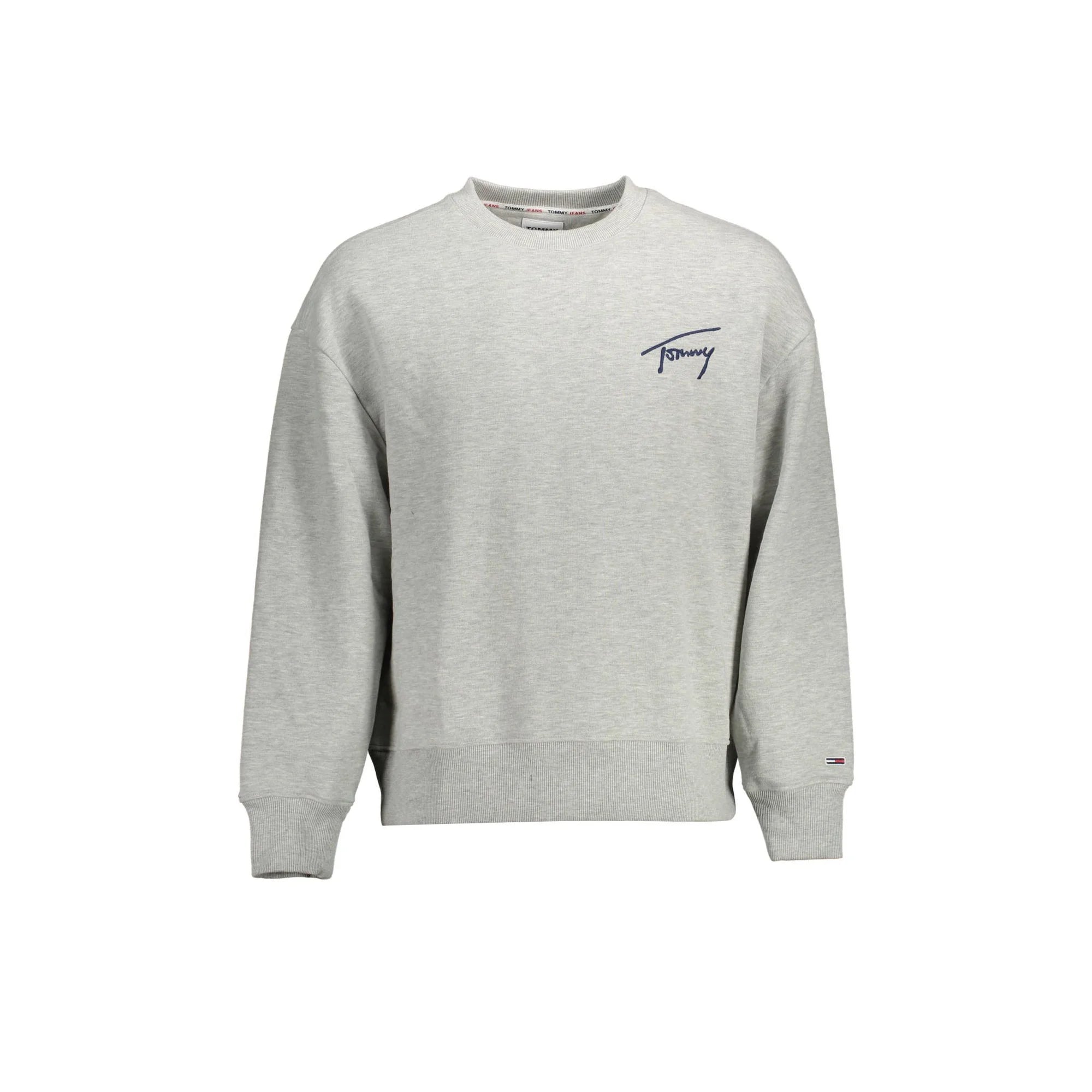 TOMMY HILFIGER FELPA SENZA ZIP UOMO GRIGIO