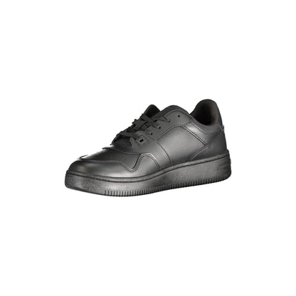TOMMY HILFIGER Scarpe Sneakers Donna Nero con Dettagli a Contrasto - vista 3
