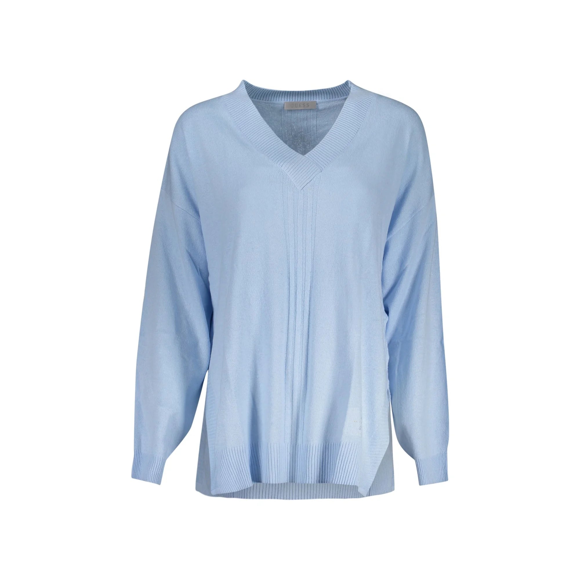 Guess Jeans Maglia Donna Azzurre Logo Maglie Azzurro - foto prodotto