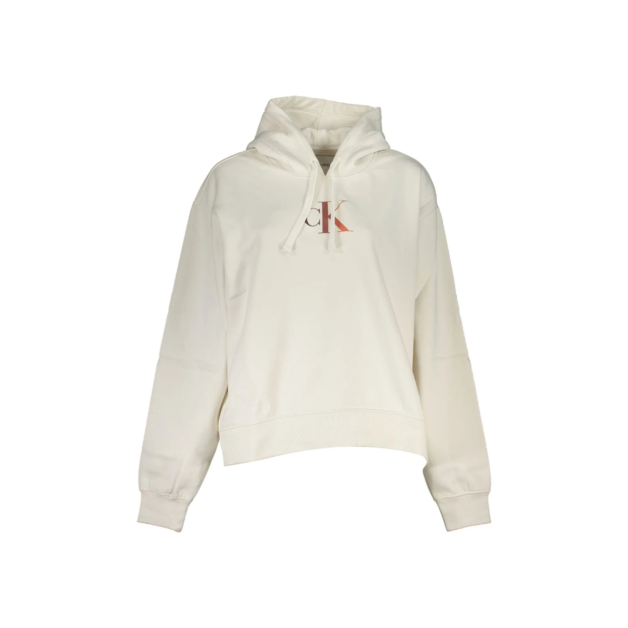 CALVIN KLEIN FELPA SENZA ZIP DONNA BIANCO