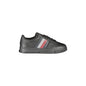 TOMMY HILFIGER Scarpe Sneakers Uomo Nere con Dettagli a Contrasto Nero - foto prodotto