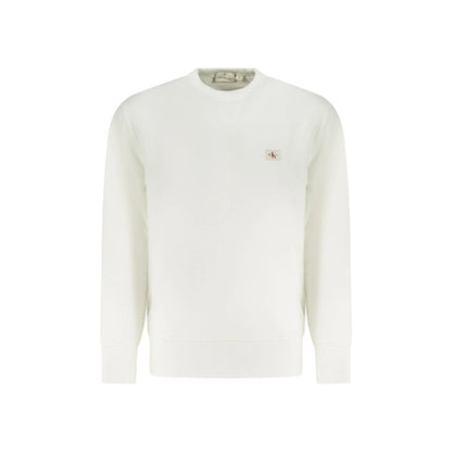 Calvin Klein Felpa Maniche Lunghe Uomo Bianca Logo Felpe Bianco - foto prodotto