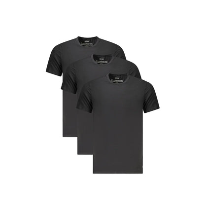 Calvin Klein T-Shirt Maniche Corte Uomo Nera Ricamo Nero - foto prodotto