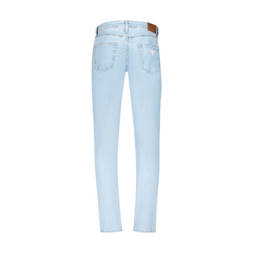 Guess Jeans Uomo Azzurri Logo - vista 2