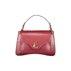 Coccinelle Leather Crossbody Bag Women Purple Logo