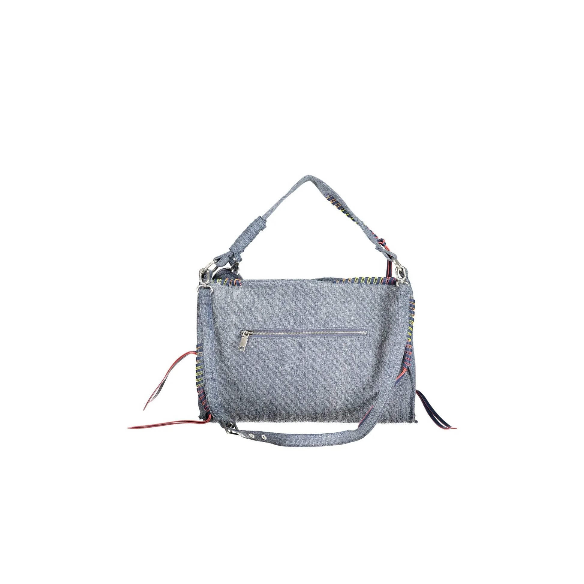 Desigual Borsa a Tracolla Donna Azzurra Logo Borse azzurro - vista 2