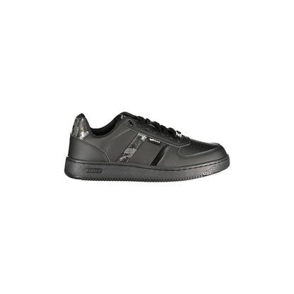 Gas Sneakers Donna Nere Stampa Logo Nero - foto prodotto