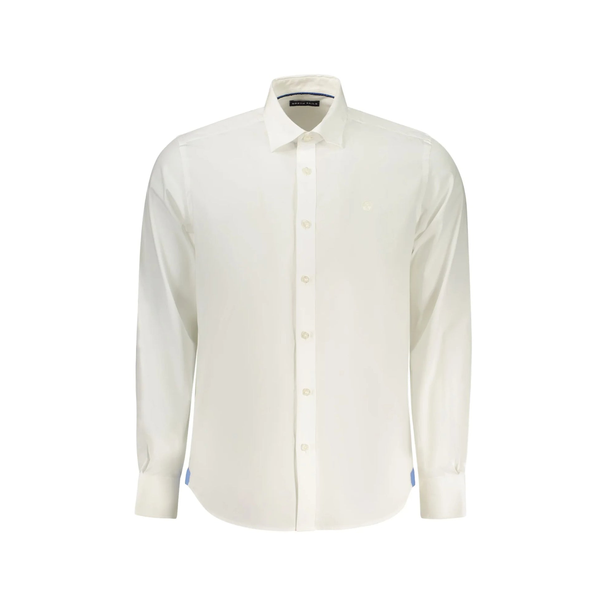 North Sails Camicia Maniche Lunghe Uomo Bianca Ricamo Camicie Bianco - foto prodotto