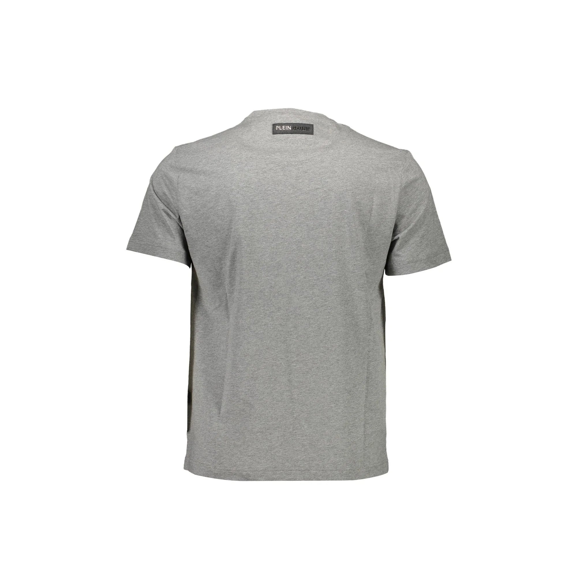 PLEIN SPORT T-SHIRT MANICHE CORTE UOMO GRIGIO