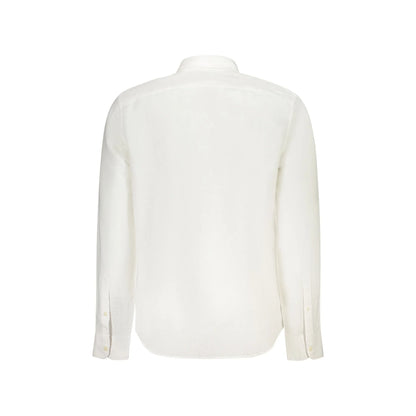 Timberland Camicia Maniche Lunghe Uomo Bianca Ricamo Camicie bianco - vista 2