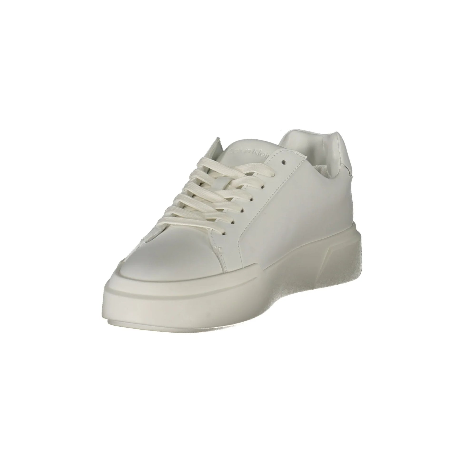 CALVIN KLEIN Sneakers Donna Bianche con Lacci e Plantare Removibile bianco - vista 3
