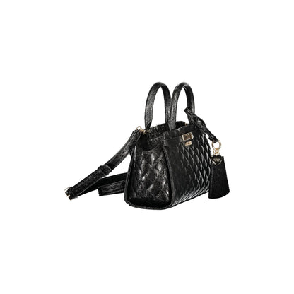 Guess Jeans Borsa a Tracolla Donna Nera Logo Borse nero - vista 3