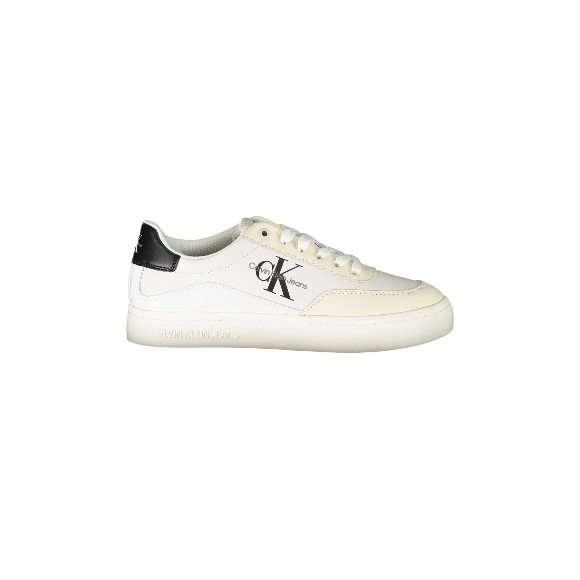 Calvin Klein Sneakers Donna Bianche con Dettagli a Contrasto Bianco - foto prodotto