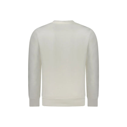 Rifle Felpa Maniche Lunghe Uomo Bianca Stampa Logo Felpe bianco - vista 2