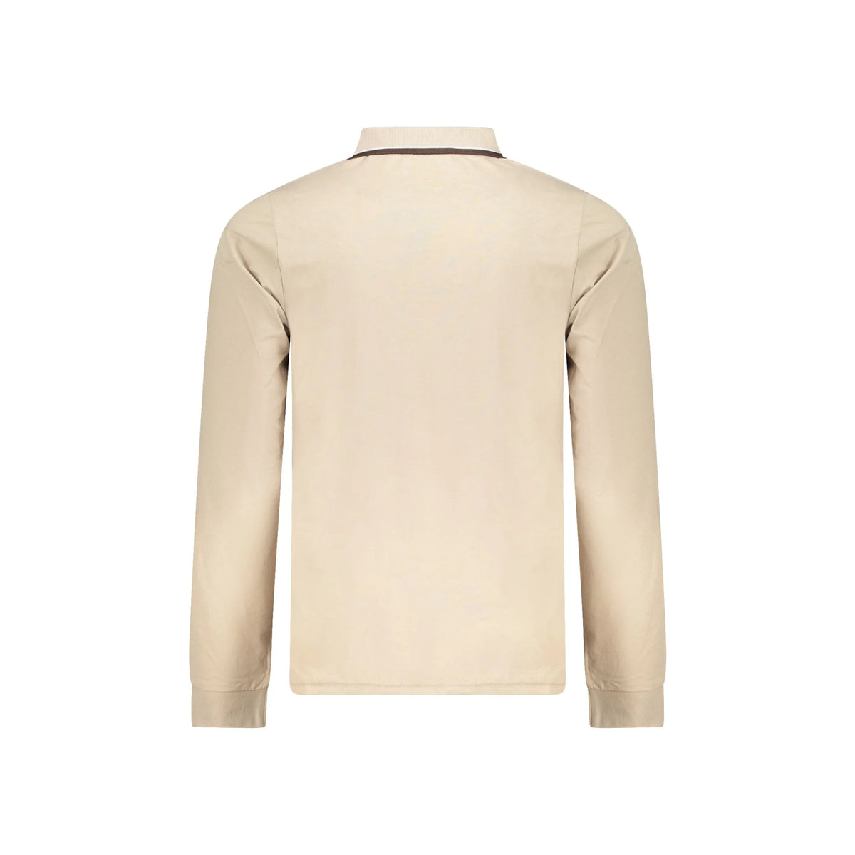 NORWAY 1963 POLO MANICHE LUNGHE UOMO BEIGE