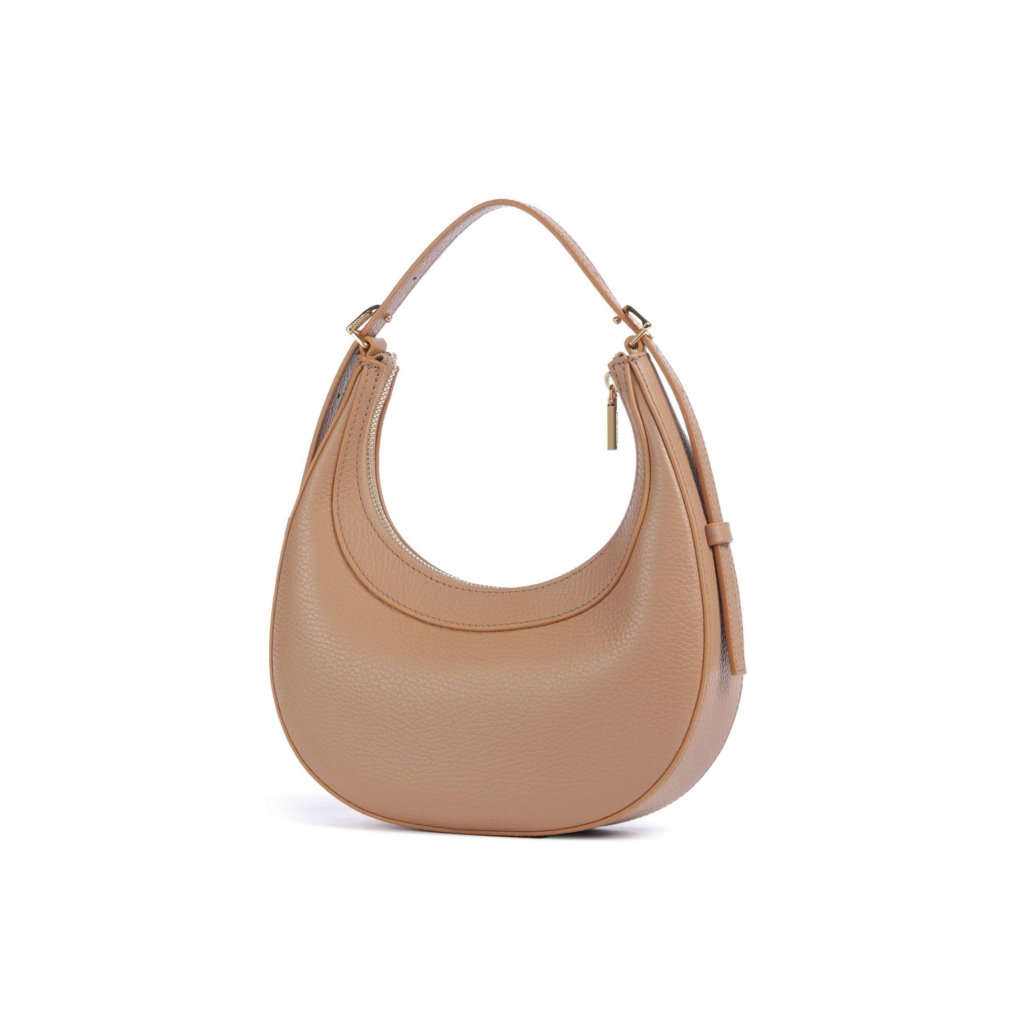 COCCINELLE Borsa Donna a Spalla e Tracolla Marrone, In Vera Pelle, Whisper