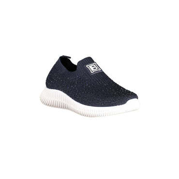 Laura Biagiotti Sneakers Donna Blu Strass Logo - vista 2
