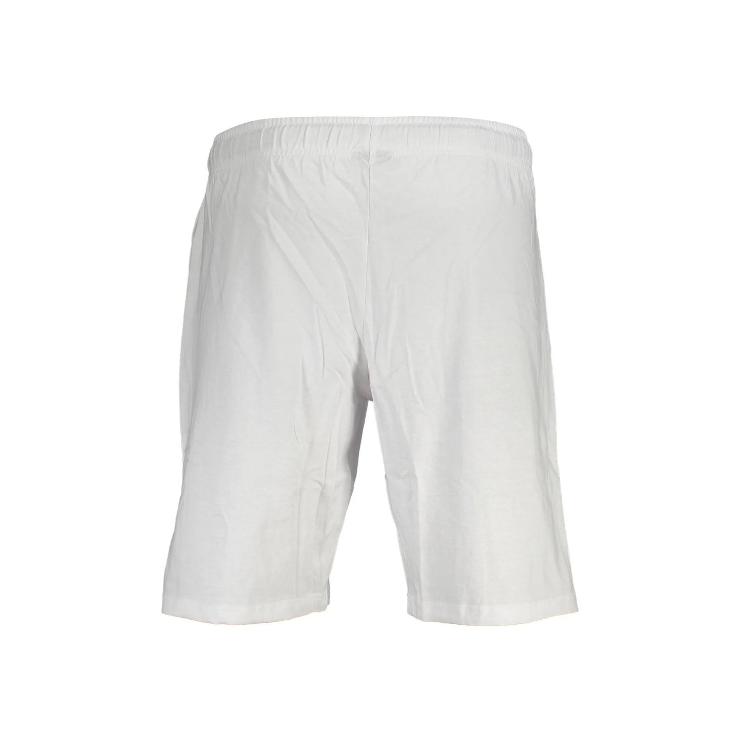 Norway 1963 Short Pantaloni Bermuda Uomo Bianco Logo - vista 2