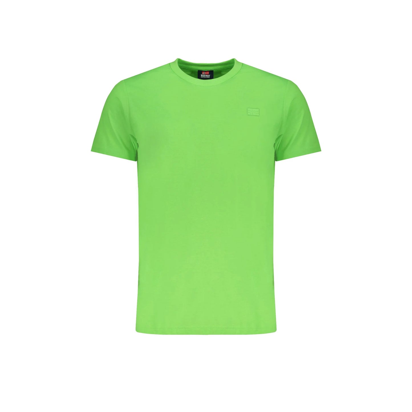 Norway 1963 T-Shirt Maniche Corte Uomo Verde Ricamo - foto prodotto