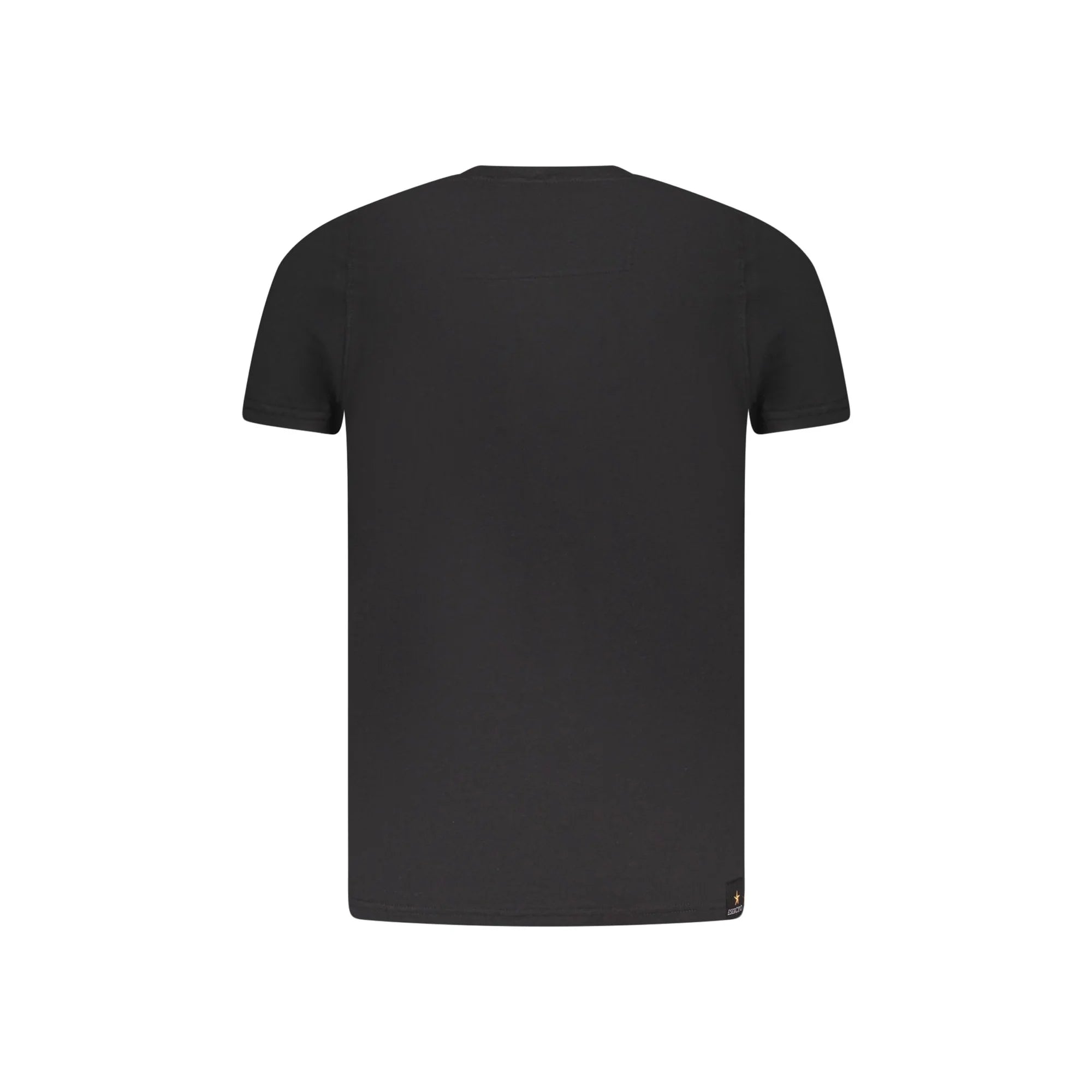 Accademia Militare T-Shirt Maniche Corte Uomo Nera Stampa Logo nero - vista 2