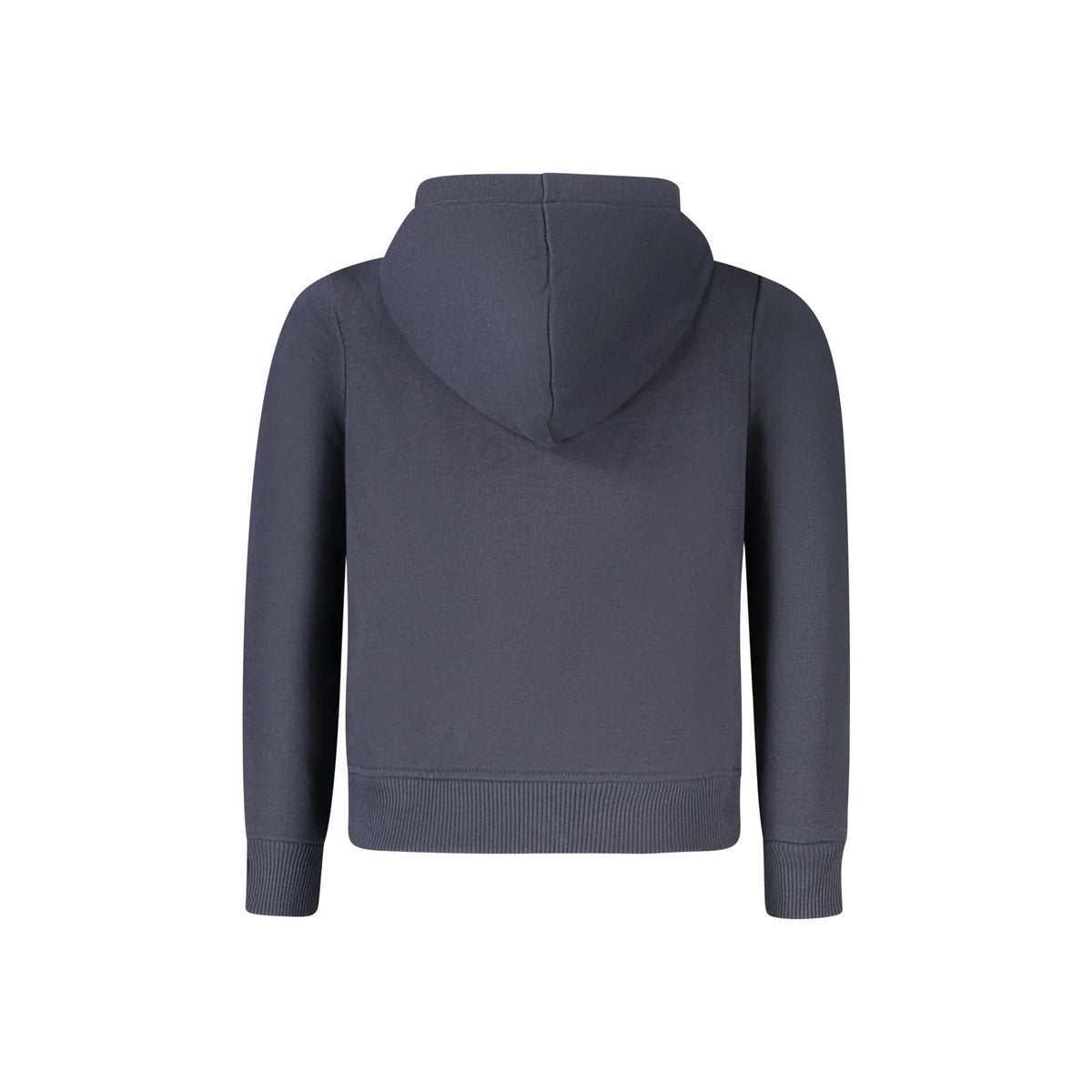 K-WAY FELPA CON ZIP BAMBINO BLU