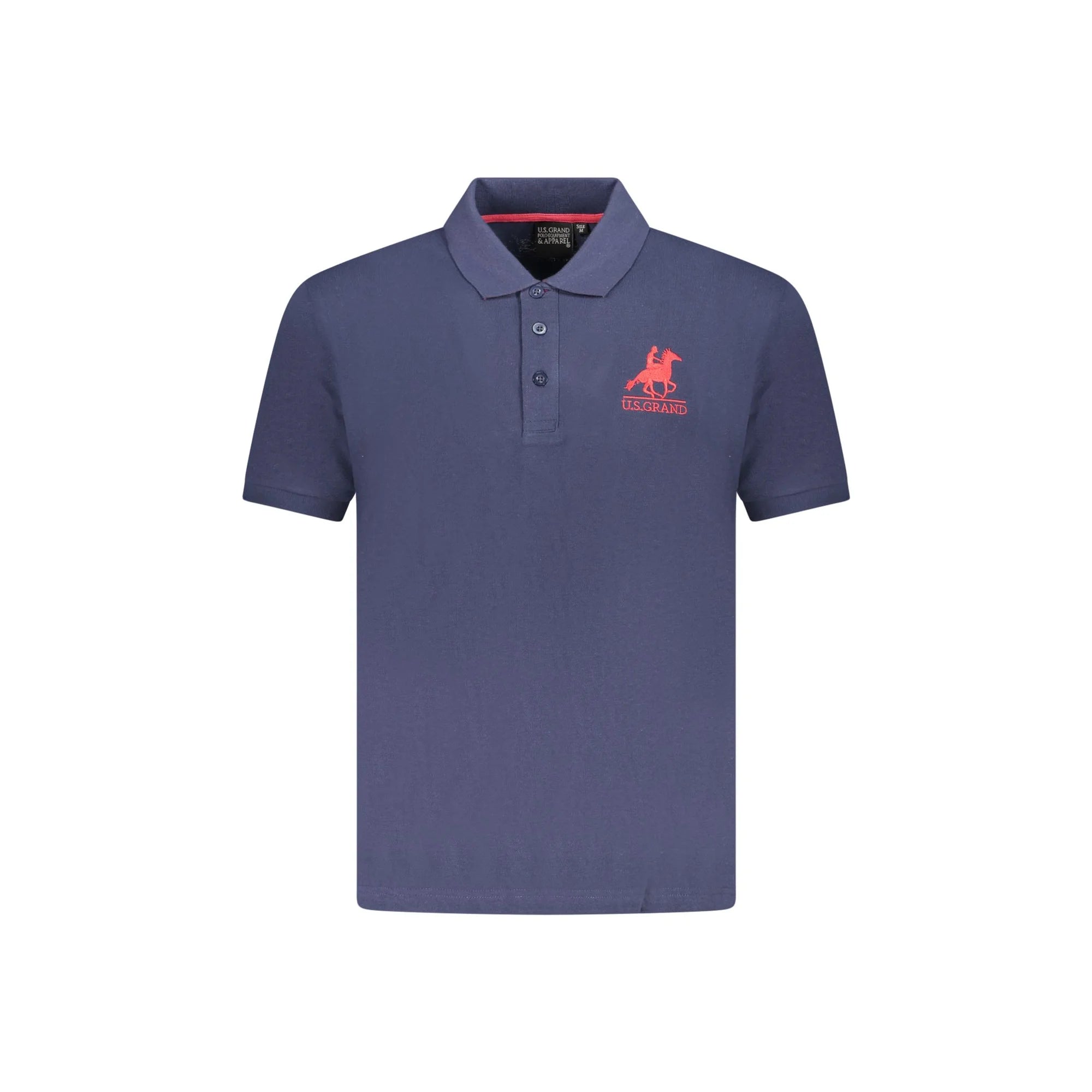 U.S. GRAND POLO POLO MANICHE CORTE UOMO BLU