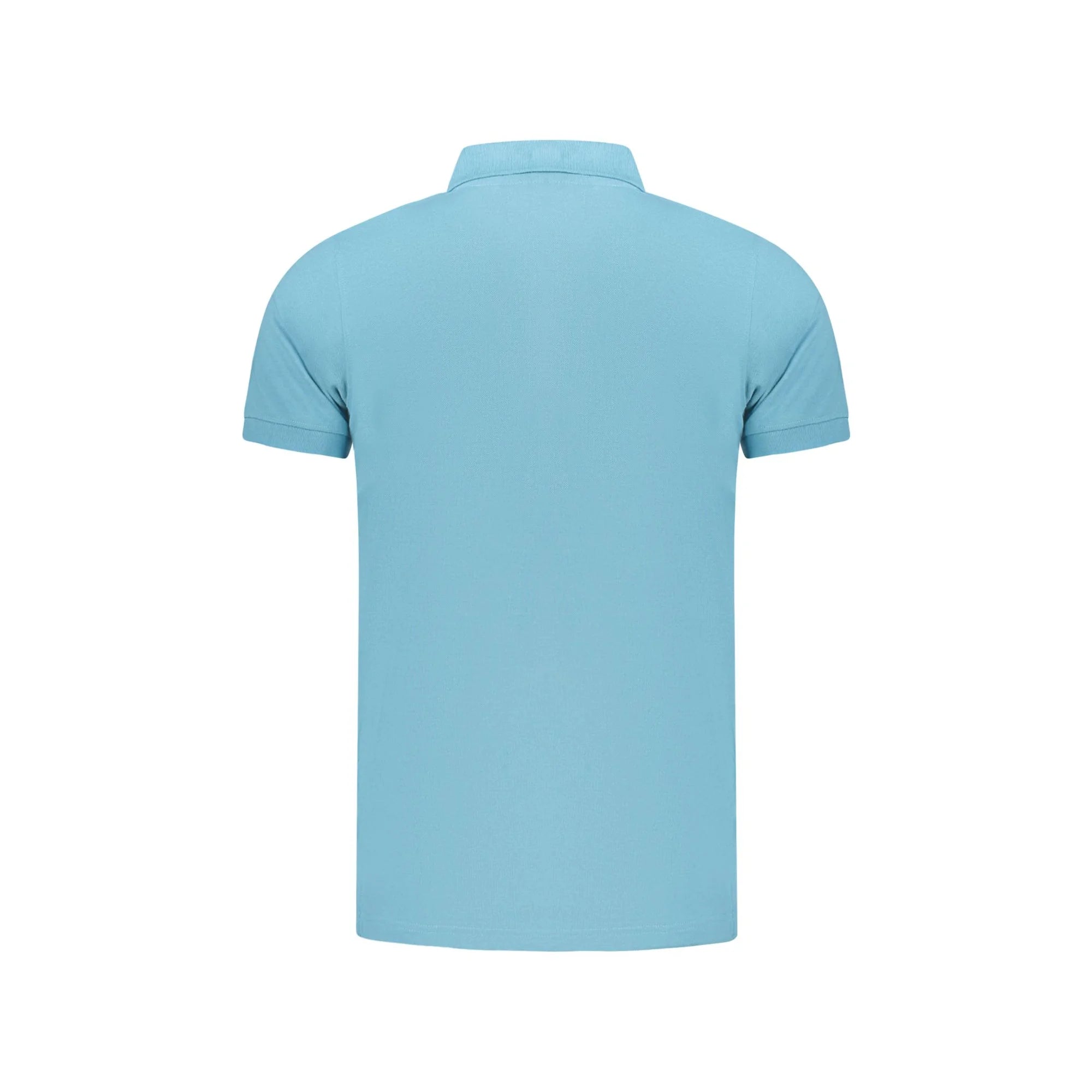 NORWAY 1963 POLO MANICHE CORTE UOMO AZZURRO