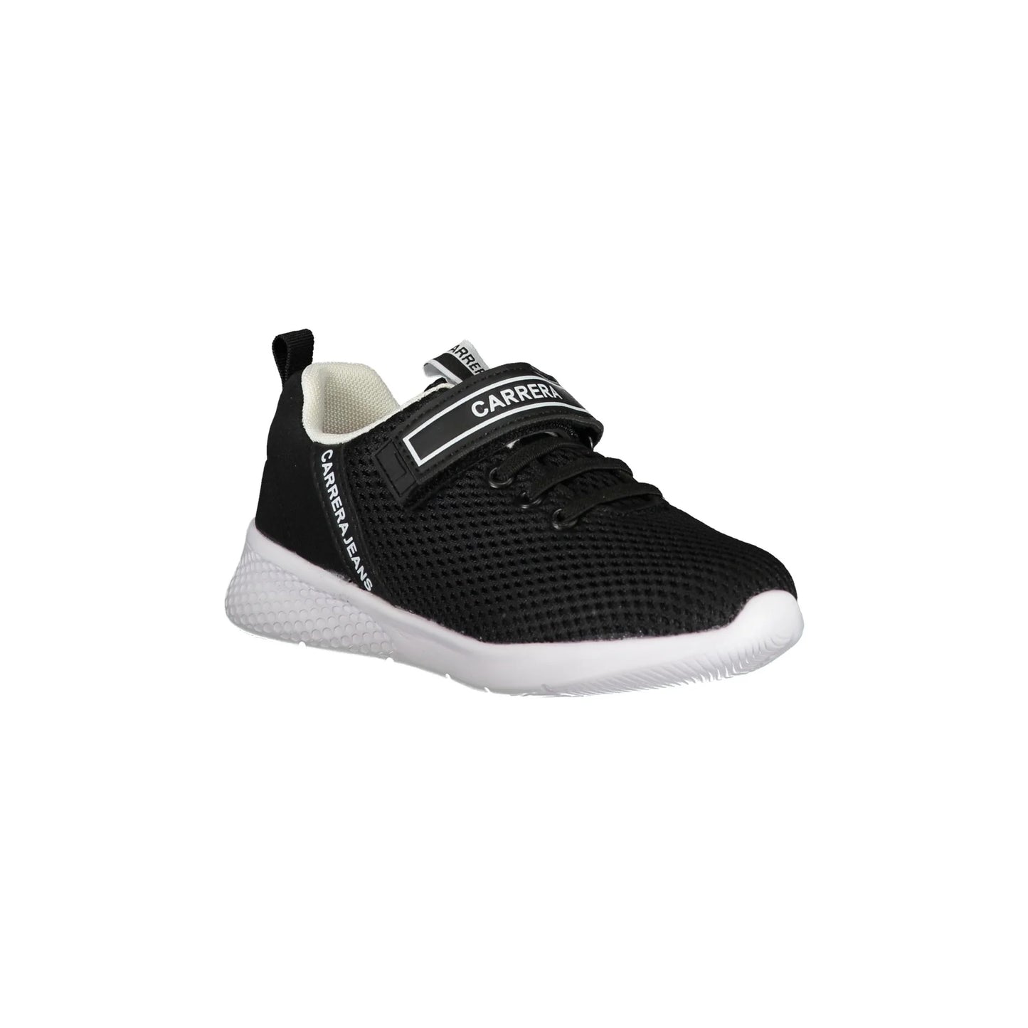 CARRERA Calzatura Sportiva Bambino Nera con Lacci Elastici e Strap Sneakers nero - vista 2