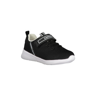 CARRERA Calzatura Sportiva Bambino Nera con Lacci Elastici e Strap Sneakers nero - vista 2