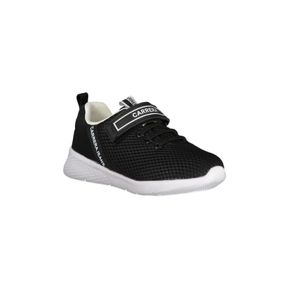 CARRERA Calzatura Sportiva Bambino Nera con Lacci Elastici e Strap Sneakers nero - vista 2